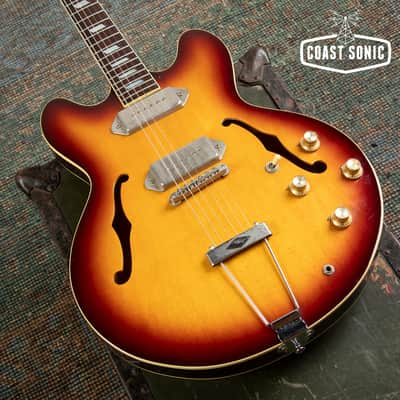 1992 Epiphone Casino Natural Pre-Elitist made in Japan image 6