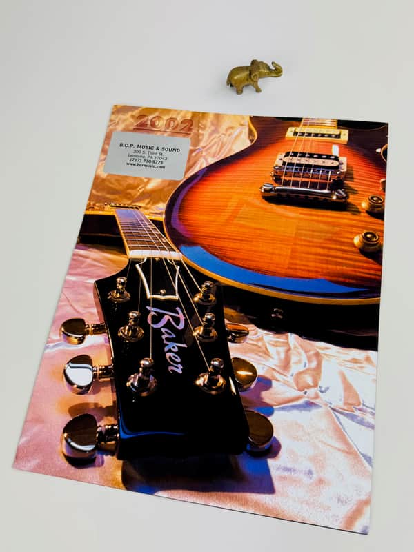 Baker Guitars Full-Line Brochure (B1 / B3 / B7 Series & Finishes Guide) 2002 image 1