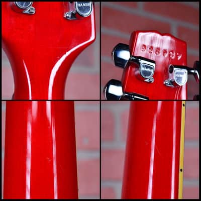 Hamer Custom Sunburst Flame Maple Top Cherry Sunburst Factory Sustainiac 1989 w/OHSC image 11