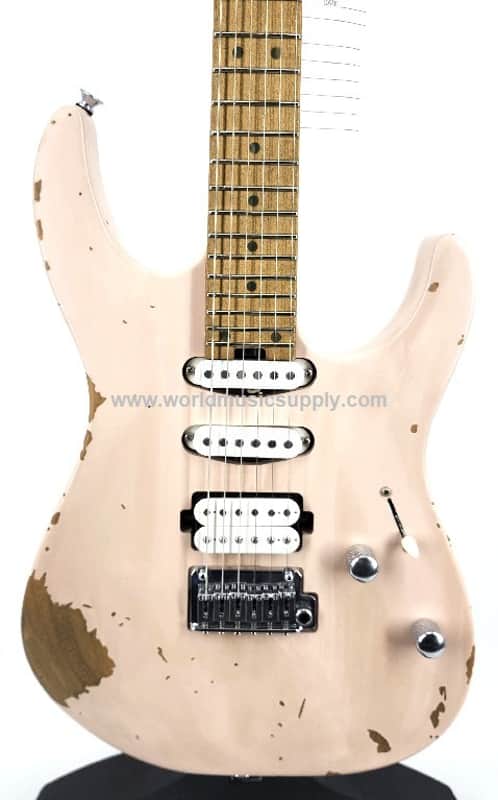 Charvel Charvel Pro-Mod Rick Graham Signature DK24 2PT - Worn Shell Pink Serial#: MC25005193 image 1