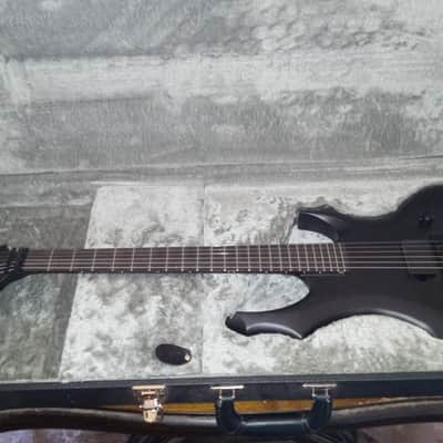 ESP LTD F Black metal Satin Black With ESP Case image 2