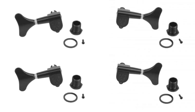 Warwick Bass Guitar Tuning Key - Black - Set of (4) - Black image 1