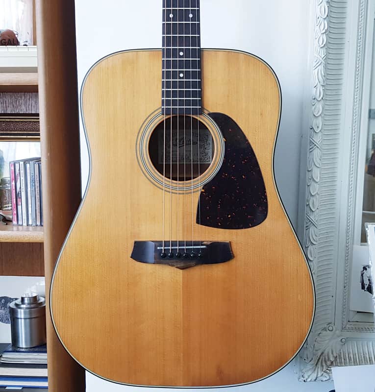 Aria LW-15 dreadnought acoustic guitar 1987 JAPAN | Reverb