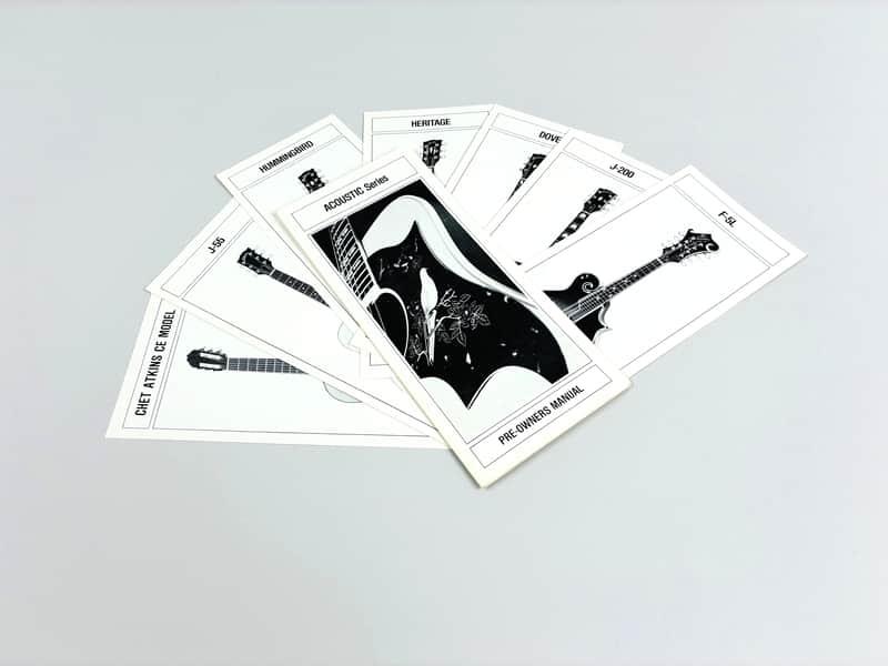 Gibson Acoustic Series “Pre-Owner’s Manual” Set 1981 image 1