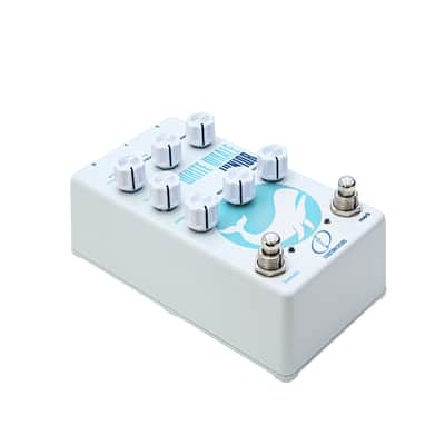 Ready To Ship! Crazy Tube Circuits White Whale Jr Analog Spring Reverb / Tremolo Guitar Pedal image 4