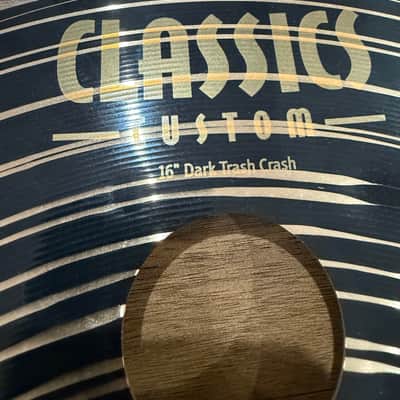 Meinl 16" Classics Custom Dark Trash China Cymbal 2019 - Present - Dark image 4