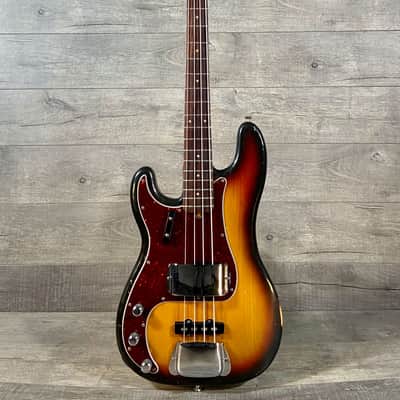 Fender Precision/Jazz Bass 1976 Sunburst....Lefty! image 1