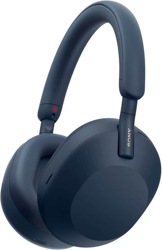 Sony WH-1000XM5 Wireless Noise-Canceling Over-the-Ear Headphones - Midnight Blue image 1