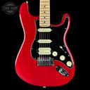 Used 2021 Fender Mod Shop Strat HSS Crimson Red w/case TSU25115