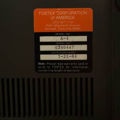 Fostex A-4 1980s - Gray image 4