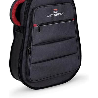 Crossrock Dreadnought Guitar Gig Bag, 10mm Padding, Hight Quality 600D Oxford Fabric image 2