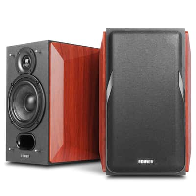 Edifier P17 Passive Bookshelf Speakers - 2-way Speakers with Built-in Wall-Mount Bracket - Pair image 3