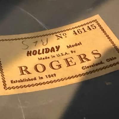 Rogers Holiday 12” Tom Cleveland Era - Red Sparkle image 7