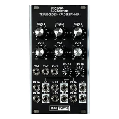 AJH Synth Triple Cross Eurorack VC Crossfader Module (Black) image 5