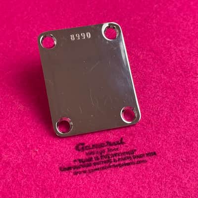Vintage Hysteric Guitar Parts Pre-CBS 50’s Serial No. vintage Style Replacement Neckplate - Aged image 1