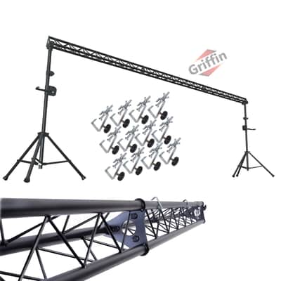 Crank Up Triangle Truss Light Stand - DJ Booth Lighting Trussing Stage Mount PA image 2