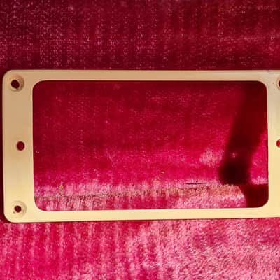MINT 1958 Gibson Les Paul standard white pickup ring surround - ORIGINAL image 5