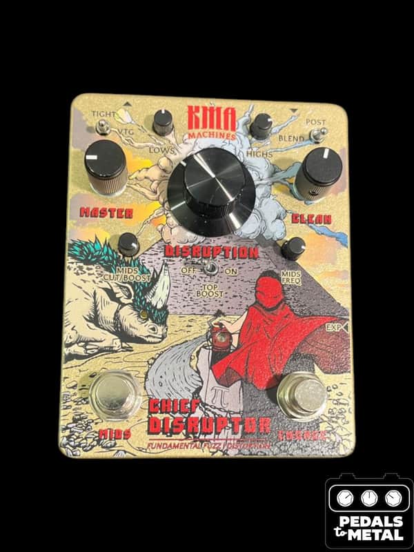 KMA Audio Machines Chief Disrupter Fundamental Fuzz/Distortion 2022 - Present - Gold - X19933 image 1