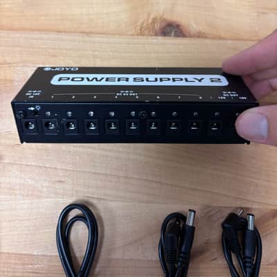 Joyo JP-02 Power Supply 2 — 10 Outputs, Works Great, Cosmetic Wear, Cable Bundle Included image 3