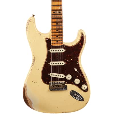 Fender Custom Shop 1956 Stratocaster Heavy Relic Guitar - Aged Vintage White - CHUCKSCLUSIVE - #R125401 image 6