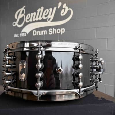 Mapex Black Panther Mahogany 6x14 Jeff Hamilton Signature 'Maximus' Snare Drum in Gloss Piano Black with Black Brushed Hardware (DH Rm 4) image 3