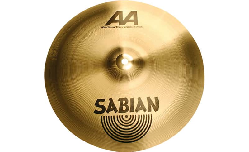 Sabian AA Series 16" Medium Thin Crash Cymbal - 21607 image 1