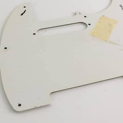 Genuine Fender Standard Lefty Tele Guitar Pickguard Faded Parchment Aged 3-ply image 8