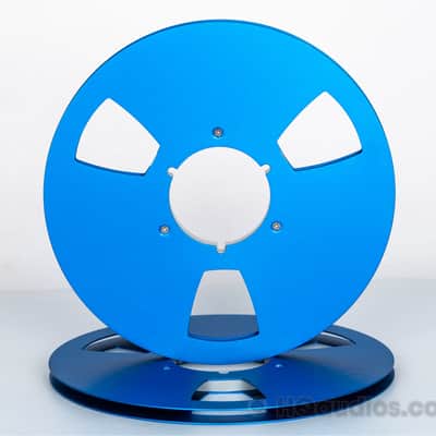 Aluminum Empty Tape Reel for Reel To Reel Tape Recorder (Single) – 10.5 inch – Navy Blue Color 1Yr WRT image 2