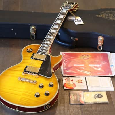 2003 Gibson Custom Shop '68 Les Paul Custom Reissue Amber Honey Burst image 16