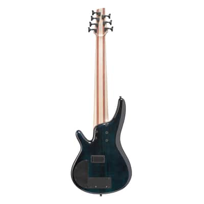 Used Ibanez SRAS7CBS SR 7-Str Electric Bass w/Case - Cosmic Blue Starburst image 8