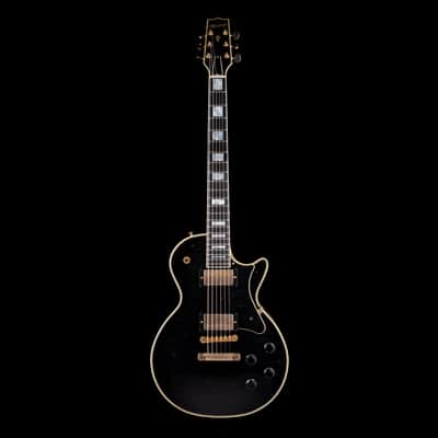 Heritage Custom Shop Core Collection H-157 Mahogany Top Artisan Aged Ebony with Case image 2