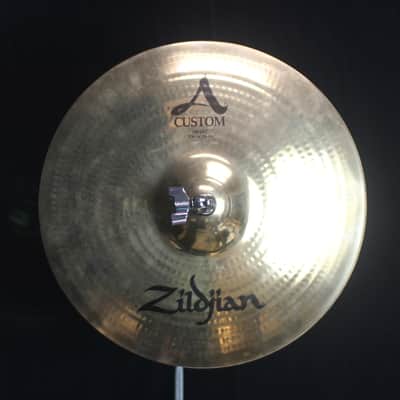 Used Zildjian 14" A Custom Hi Hats - 1024g/1245g (video demo) image 1