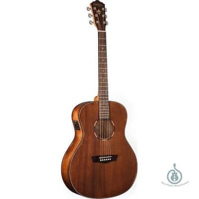 Washburn WLO12SE Woodline 10 Series Acoustic-Electric All Mahogany Orchestra; Free Shipping image 3