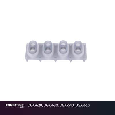 Yamaha 4-Key Rubber Contact Strip for DGX-620, DGX-630, DGX-640, DGX-650