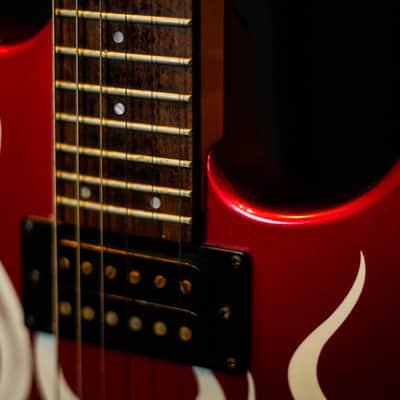 Fender Squier Showmaster 20th Anniversary 2002 Red Flame image 6