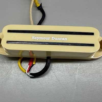 Seymour Duncan SHR-1b Hot Rails Strat Bridge Pickup 2010s - Cream image 1