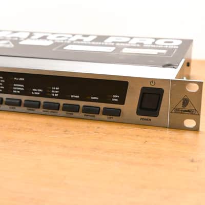 Behringer ULTRAMATCH PRO SRC2496 Sample Rate Converter CG01Z6B image 2
