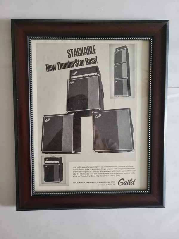 1969 Guild Amplifiers Promotional Thunderstar Bass Amp Original image 1