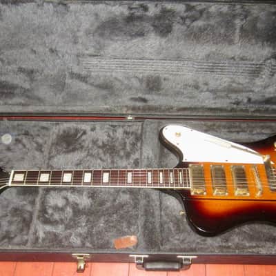 2005 Epiphone Firebird VII  Sunburst w/ Original Case and Paperwork image 9