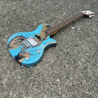 Sidewalk Sale: First Act ME506 Electric Guitar Husk *WALL HANGER* (2000s - Swirl) image 5