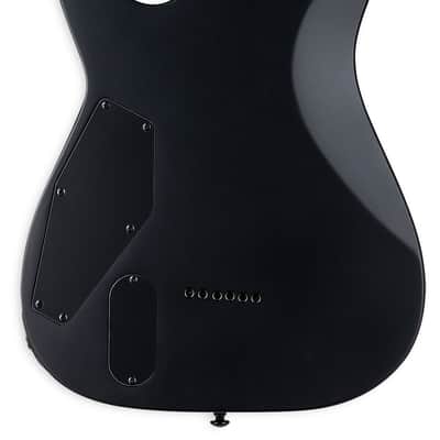 ESP LTD MH-1000 Baritone Electric Guitar. Black Satin image 3