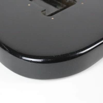 1989 Vintage Squier Fender Stratocaster Factory Black BODY Made in USA Strat 1980s image 18