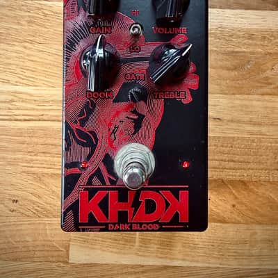 KHDK Electronics Dark Blood Kirk Hammett Signature Distortion Pedal 2010s - Red/Black image 2