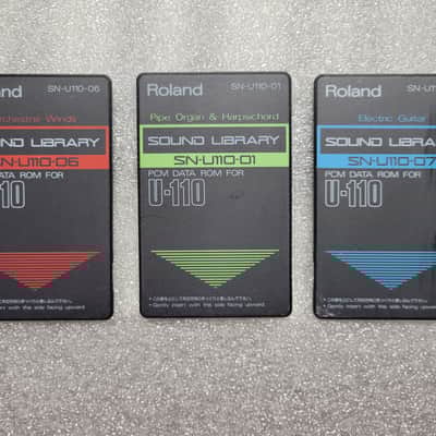 Roland U-110 PCM Card Lot - Tested
