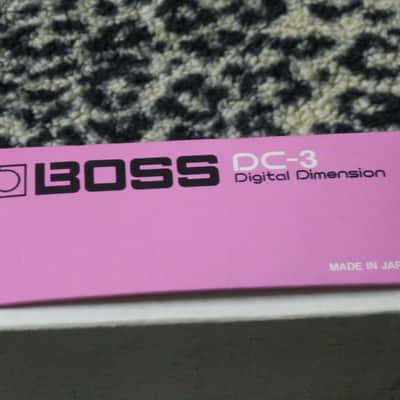 used Boss DC-3 Digital Dimension (digital chorus) 1988 very early model +box/battery/strings (NO pw) image 22