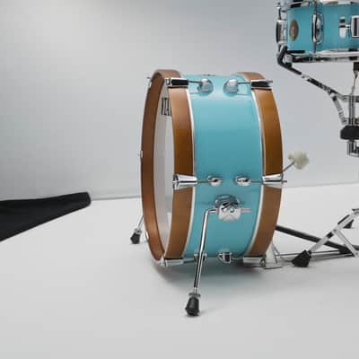 Tama LJK28S-AQB Club-Jam Mini Shell Kit 2 pcs - Aqua Blue/Chrome HW image 6