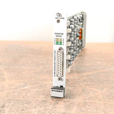 Studer Mic/Line In Card for D21m Modular I/O System CG01HDC image 1