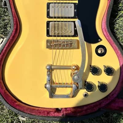 Gibson SG Custom with Bigsby Vibrato 1971 - 1979 - White image 3