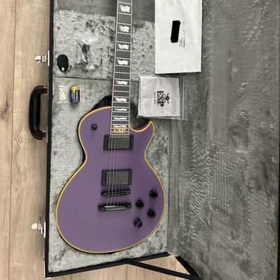 2021 ESP Eclipse CTM I FT Reversed Flag Inlays - Purple Satin (One and only) Mint/Like B-New! image 3