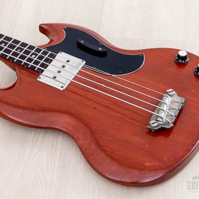 1964 Gibson EB-0 Vintage Short Scale Bass Cherry, 100% Original w/ Case image 9